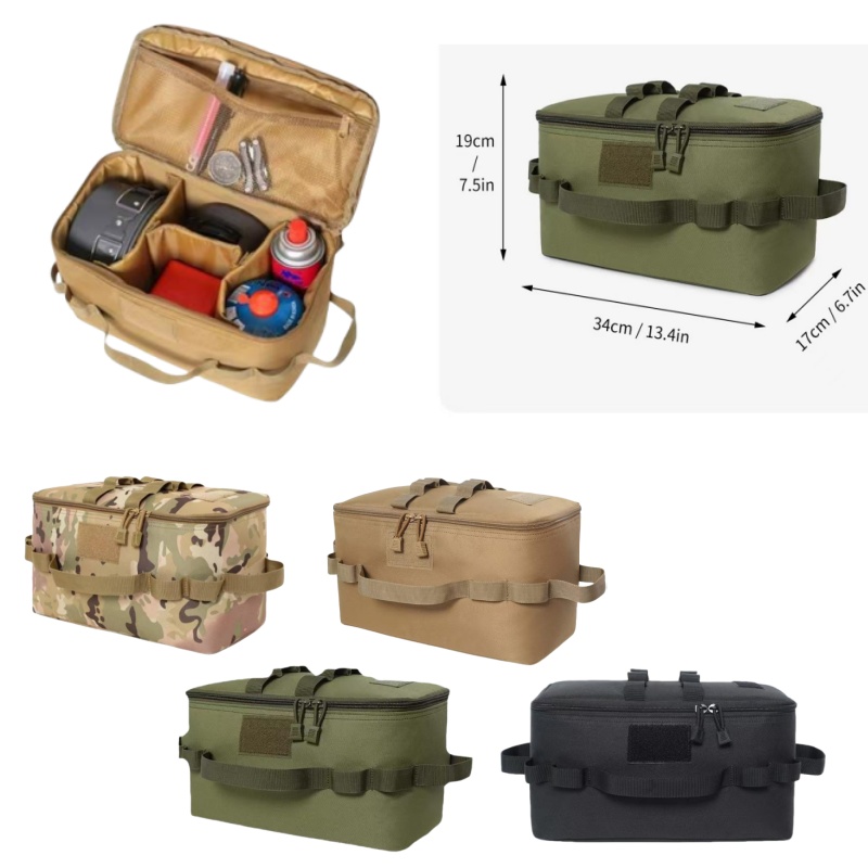 Camping Cooking Organizer - 야외 주머니 캠핑 보관 가방 조리기구