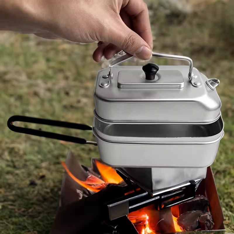 Camping Cooking Cylinder - 초경량 휴대용 피크닉 캠핑 관광 주전자,