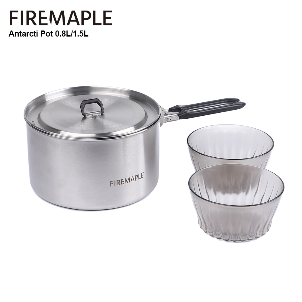 Camping Cooking Set Compact - 화재 메이플 캠핑 조리기구 하이킹 Antarcti