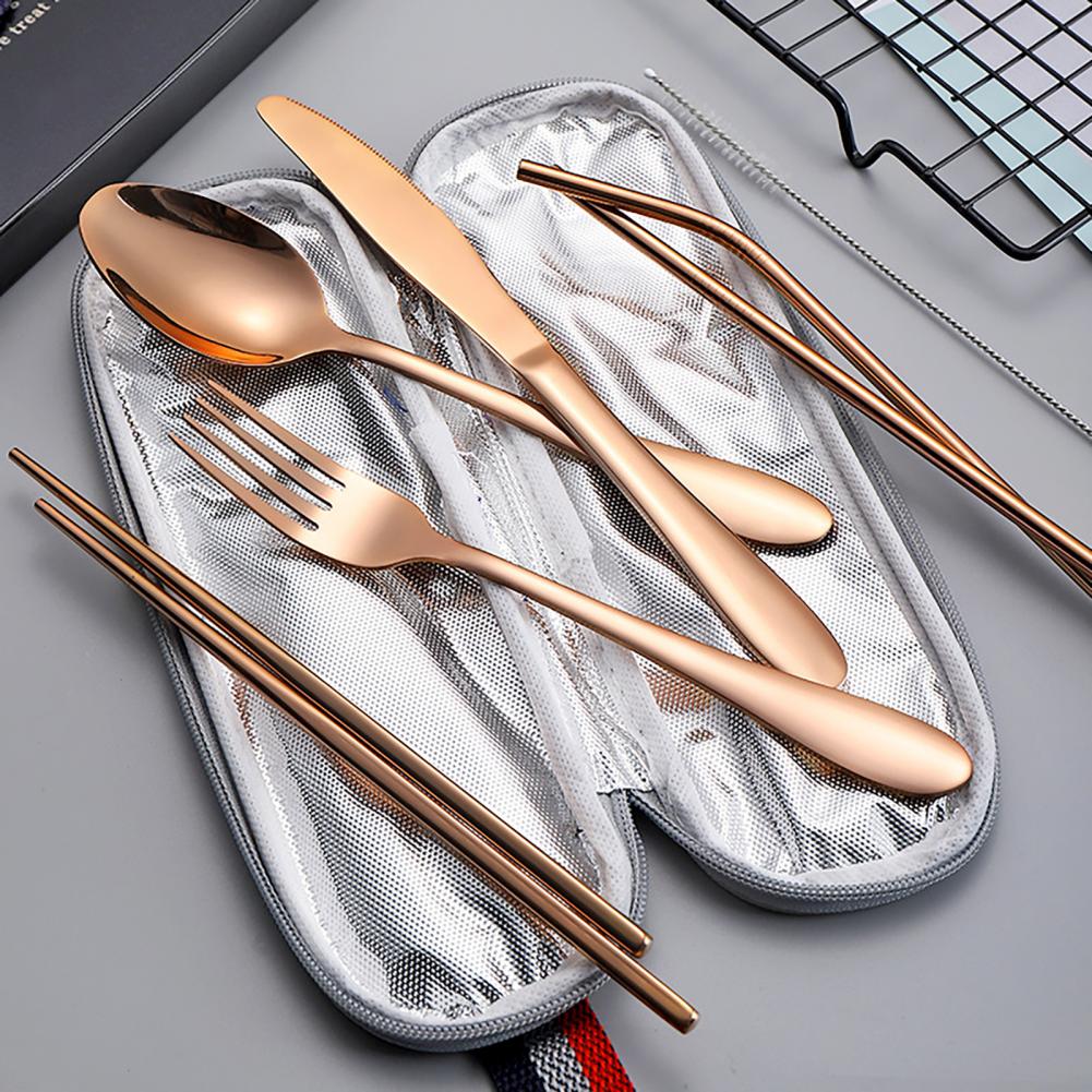 Camping Cooking Set Compact - 여행용 수저 파우치 펠트 식기 정리