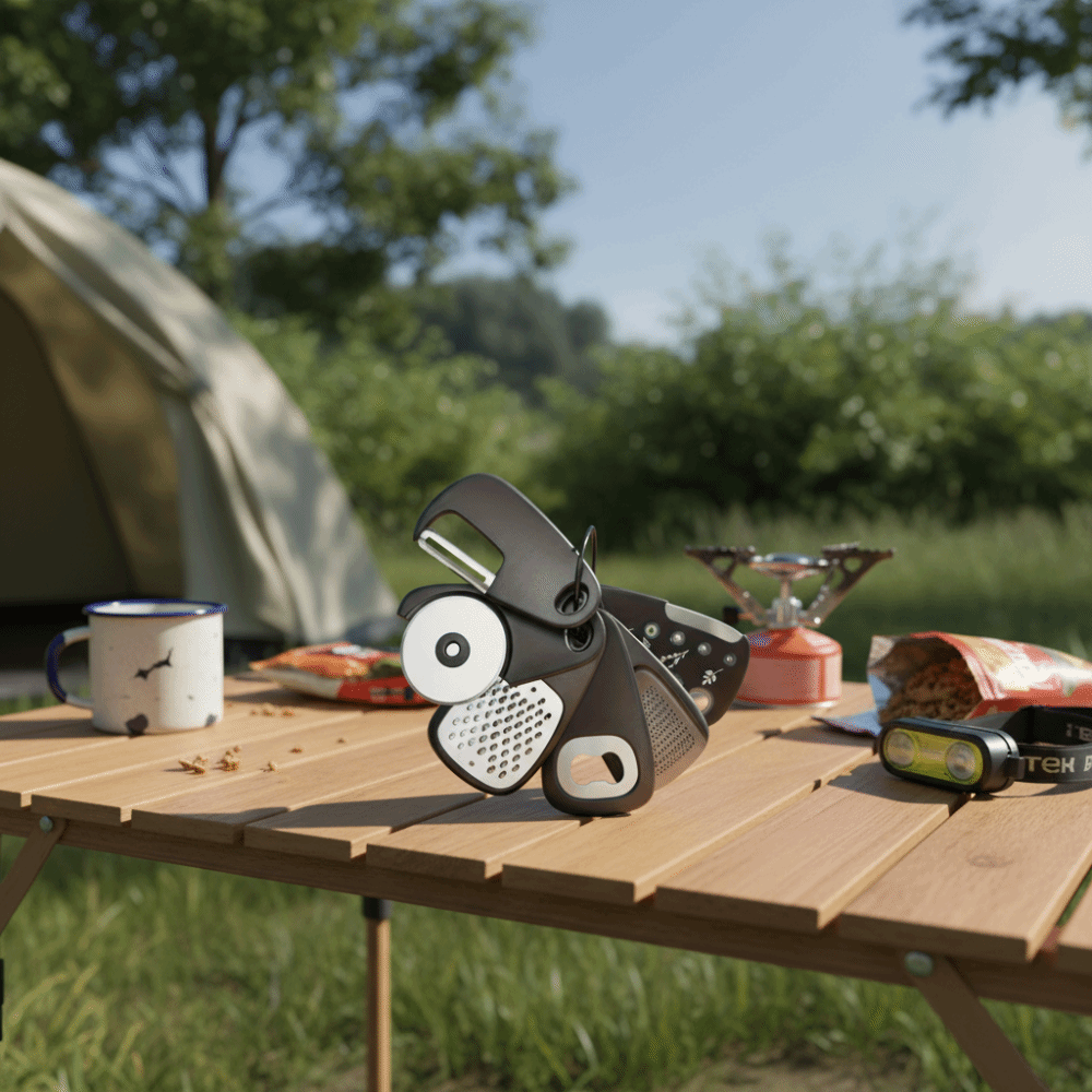Camping Cooking Set Compact - 컴팩트한 디자인의 캠핑 식기 세트 공간