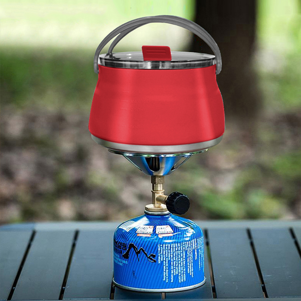 1L 캠핑 요리 냄비 캠핑 주전자 야외 실리콘 주전자  - Camping Cooking Gifts 리뷰 및 가격
