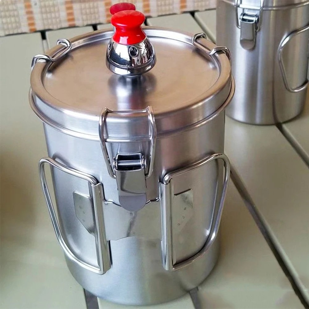 초경량 미니 압력솥 304 스테인리스 스틸 접이식 손잡 - Camping Cooking Set Compact 리뷰 및 가격