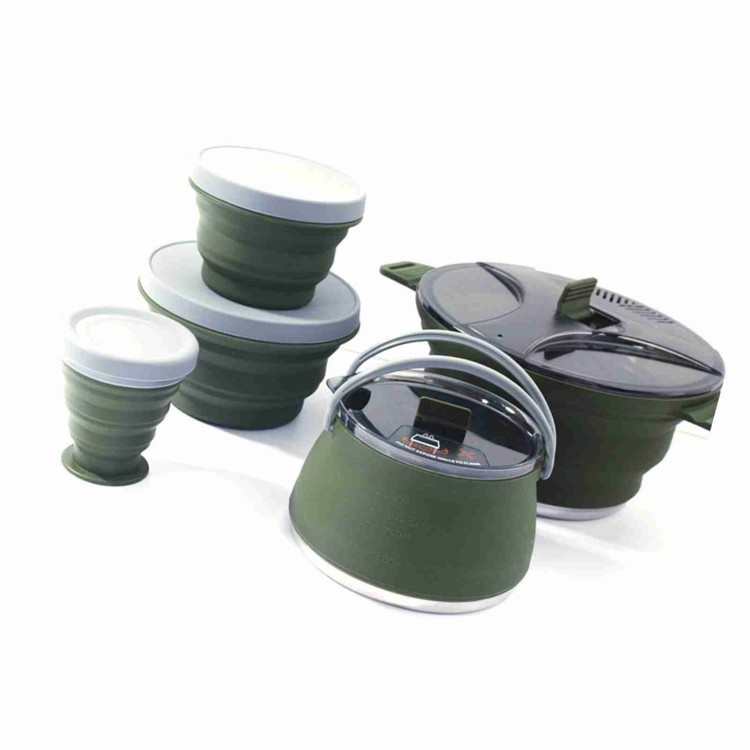 접이식 냄비 세트 야외 캠핑 피크닉을 위한 휴대용 소형 - Camping Cooking Set Compact 리뷰 및 가격