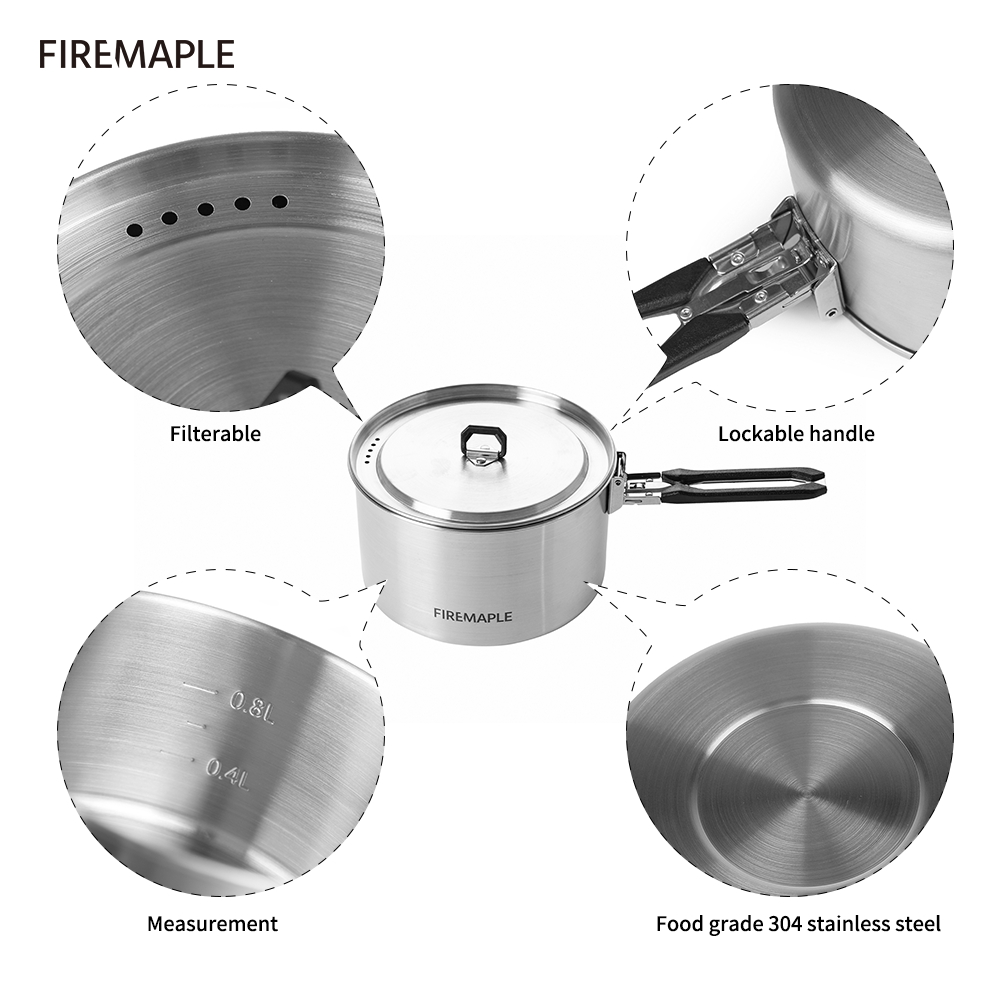화재 메이플 캠핑 조리기구 하이킹 Antarcti 스테 - Camping Cooking Set Compact 리뷰 및 가격