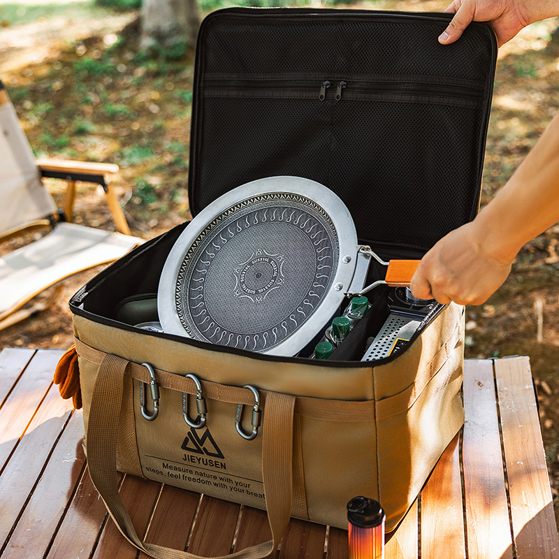 30/42L 접이식 휴대용 야외 피크닉 식기 보관 상자 - Camping Cooking Organizer 리뷰 및 가격