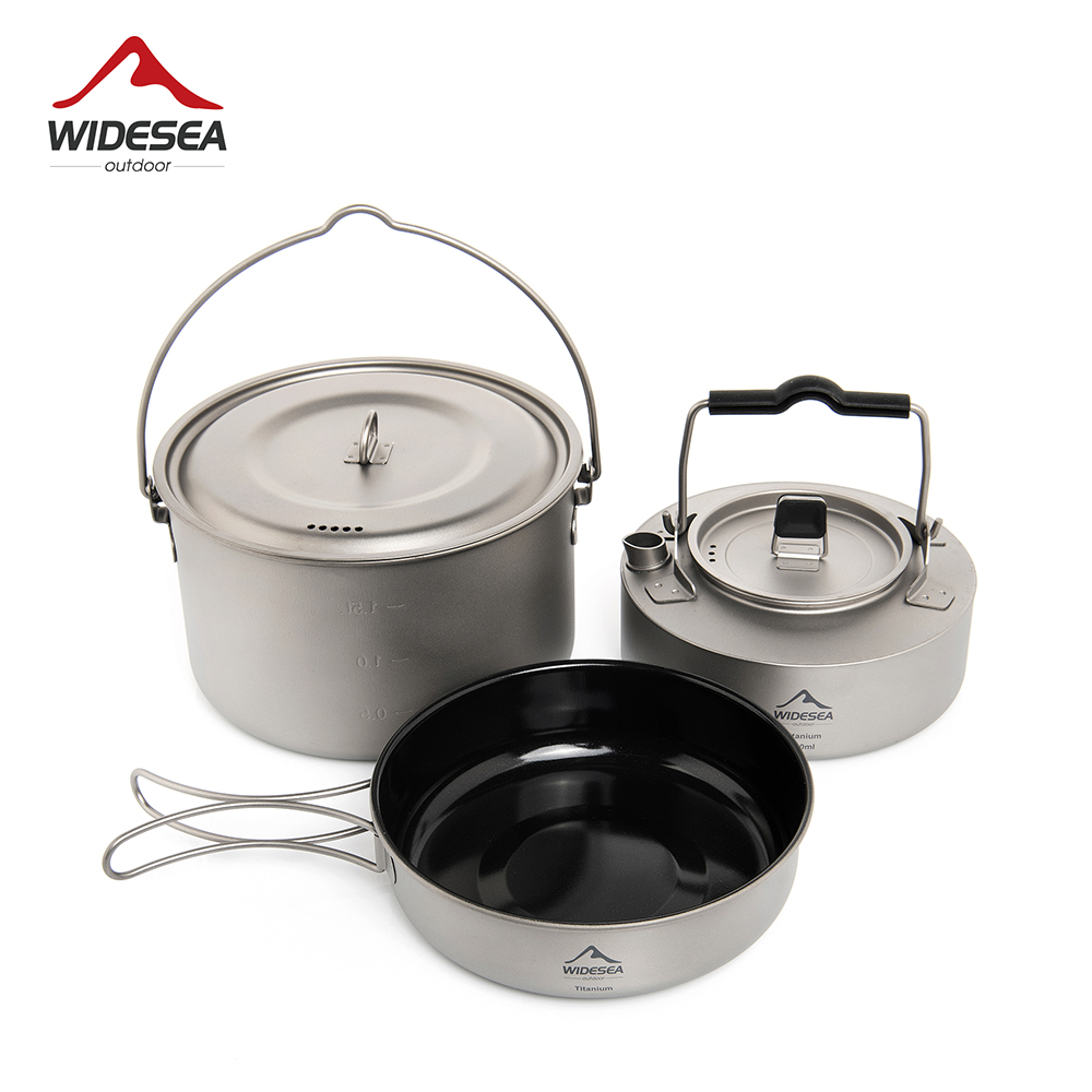 Widesea 초경량 티타늄 캠핑 조리기구 세트 1.9 - Camping Cooking Set Compact 리뷰 및 가격