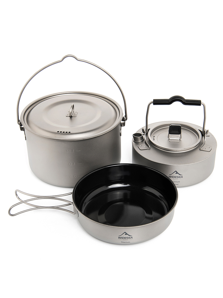Widesea 초경량 티타늄 캠핑 조리기구 세트 1.9 - Camping Cooking Set Compact 리뷰 및 가격