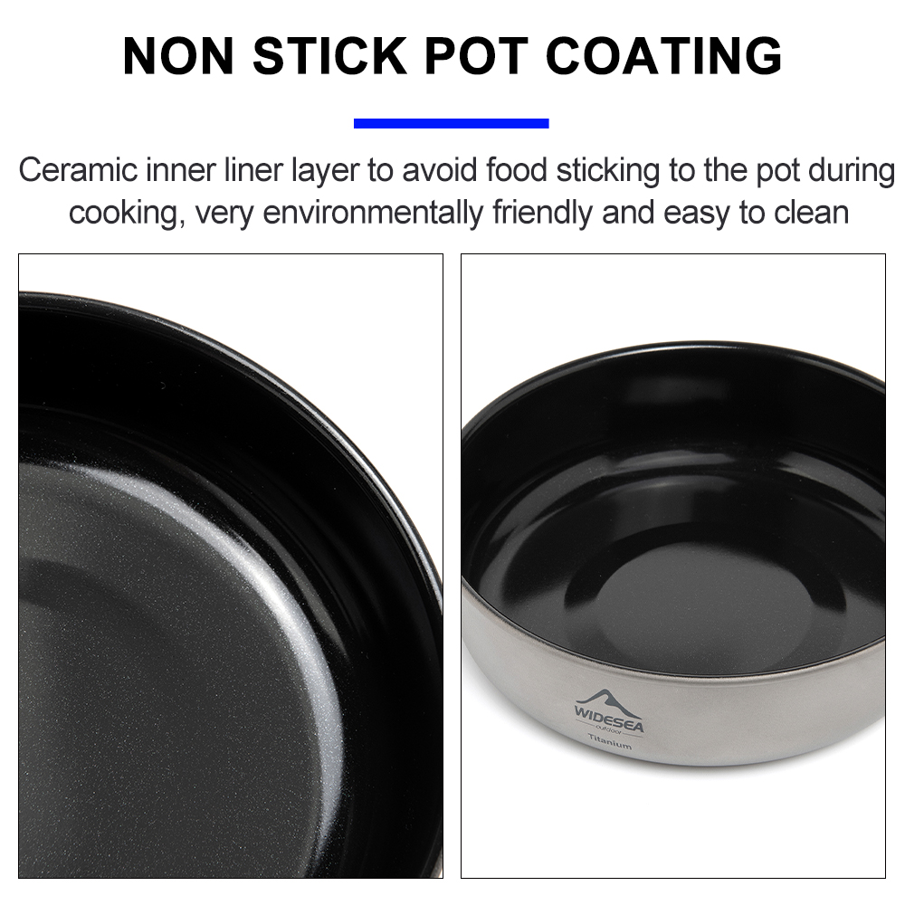 Widesea 초경량 티타늄 캠핑 조리기구 세트 1.9 - Camping Cooking Set Compact 리뷰 및 가격