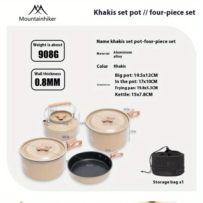 마운틴하이커 신형 세트 냄비 주전자 야외용 냄비 및 프 - Camping Cooking Set Compact 리뷰 및 가격