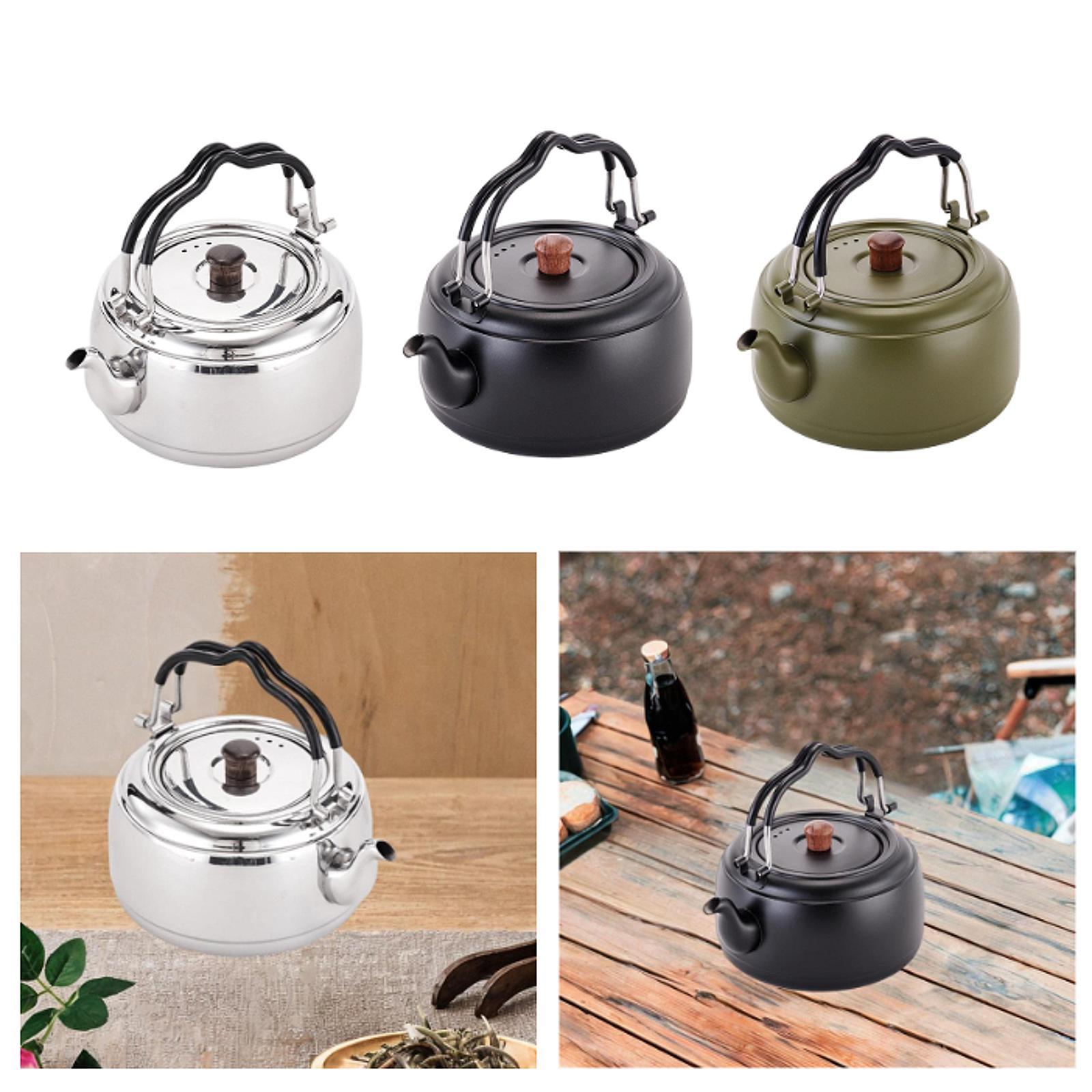 차 주전자 휴대용 1L 선물용 두꺼운 조리 냄비 캠핑  - Camping Cooking Gifts 리뷰 및 가격