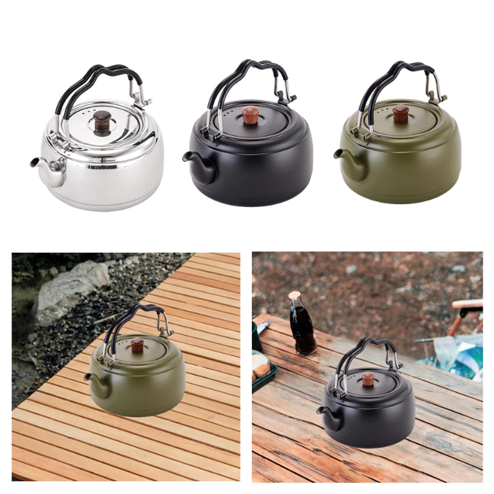 차 주전자 휴대용 1L 선물용 두꺼운 조리 냄비 캠핑  - Camping Cooking Gifts 리뷰 및 가격