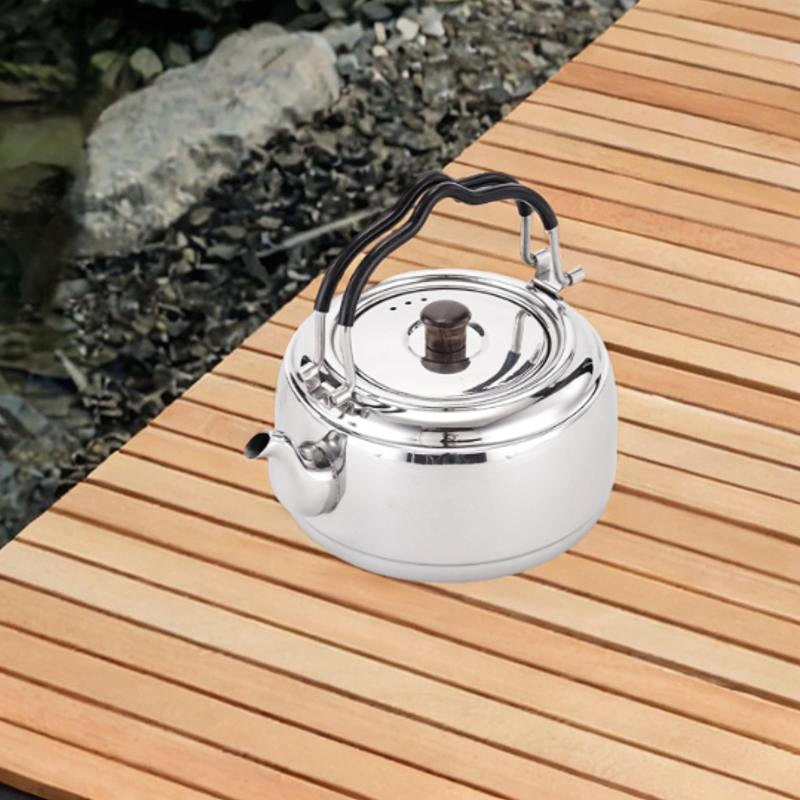 차 주전자 휴대용 1L 선물용 두꺼운 조리 냄비 캠핑  - Camping Cooking Gifts 리뷰 및 가격