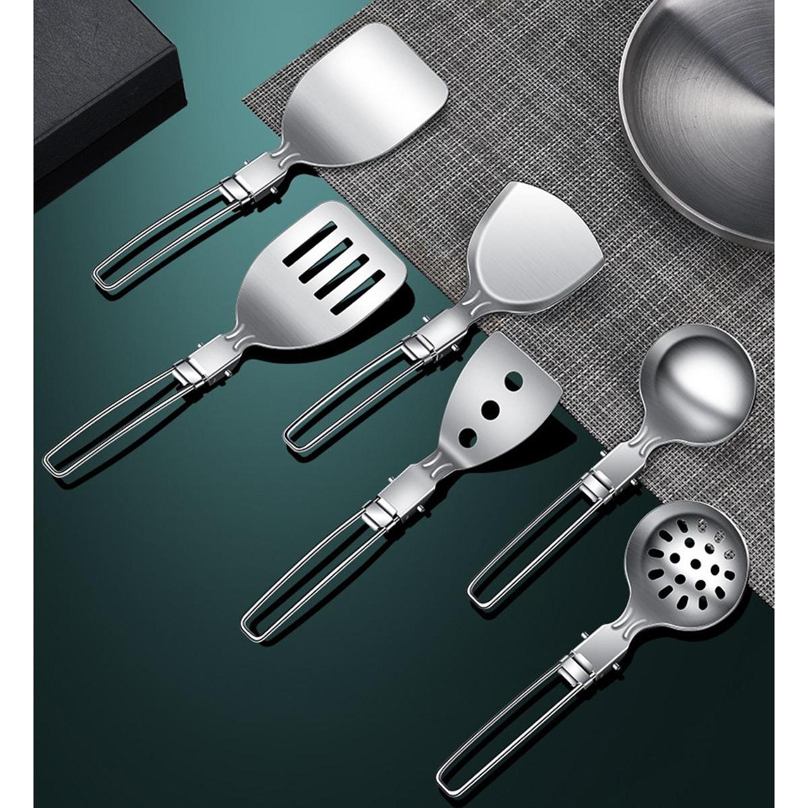 컴팩트한 야외 주방 장비 금속 캠프 조리기구 세트 하이 - Camping Cooking Set Compact 리뷰 및 가격
