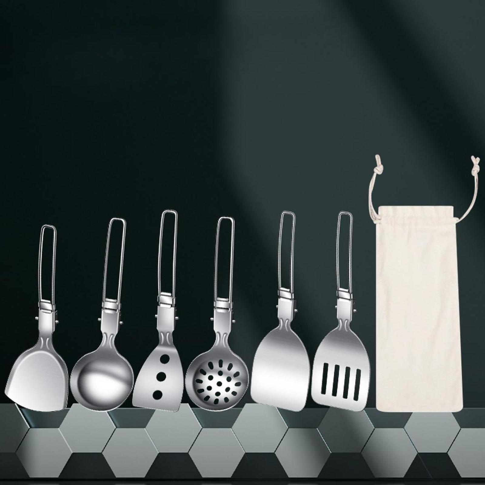컴팩트한 야외 주방 장비 금속 캠프 조리기구 세트 하이 - Camping Cooking Set Compact 리뷰 및 가격