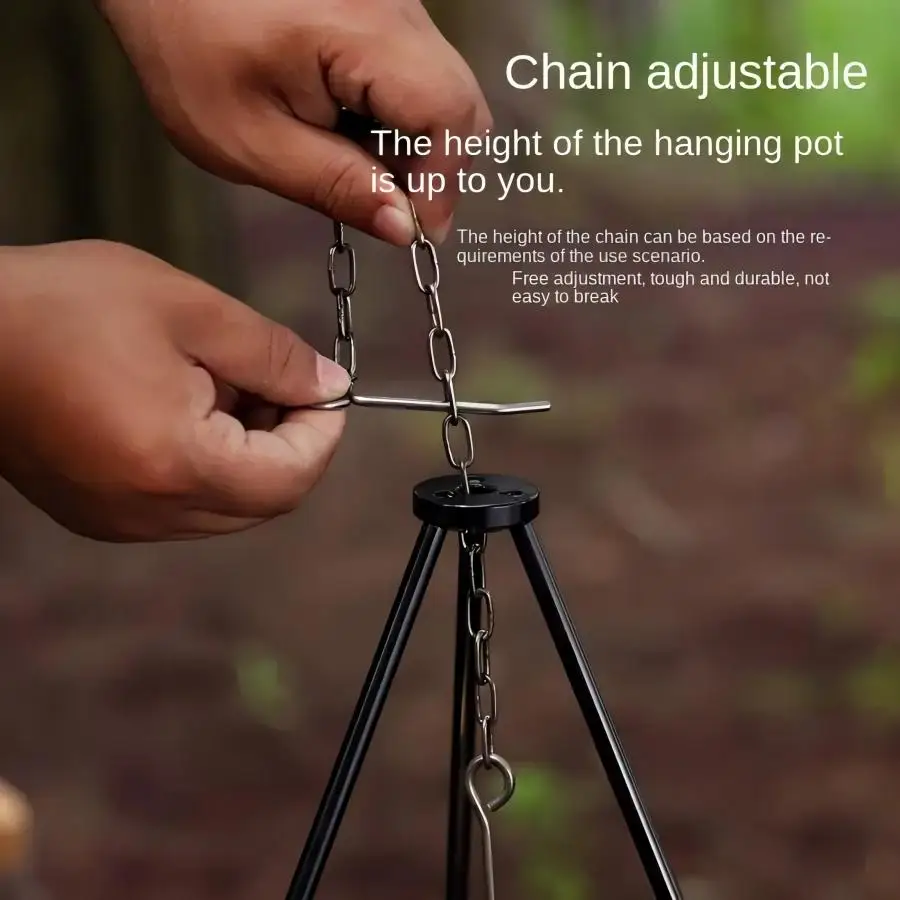 야외 대형 모닥불 삼각대 휴대용 캠핑 캠프파이어 요리  - Camping Cooking Tripod 리뷰 및 가격