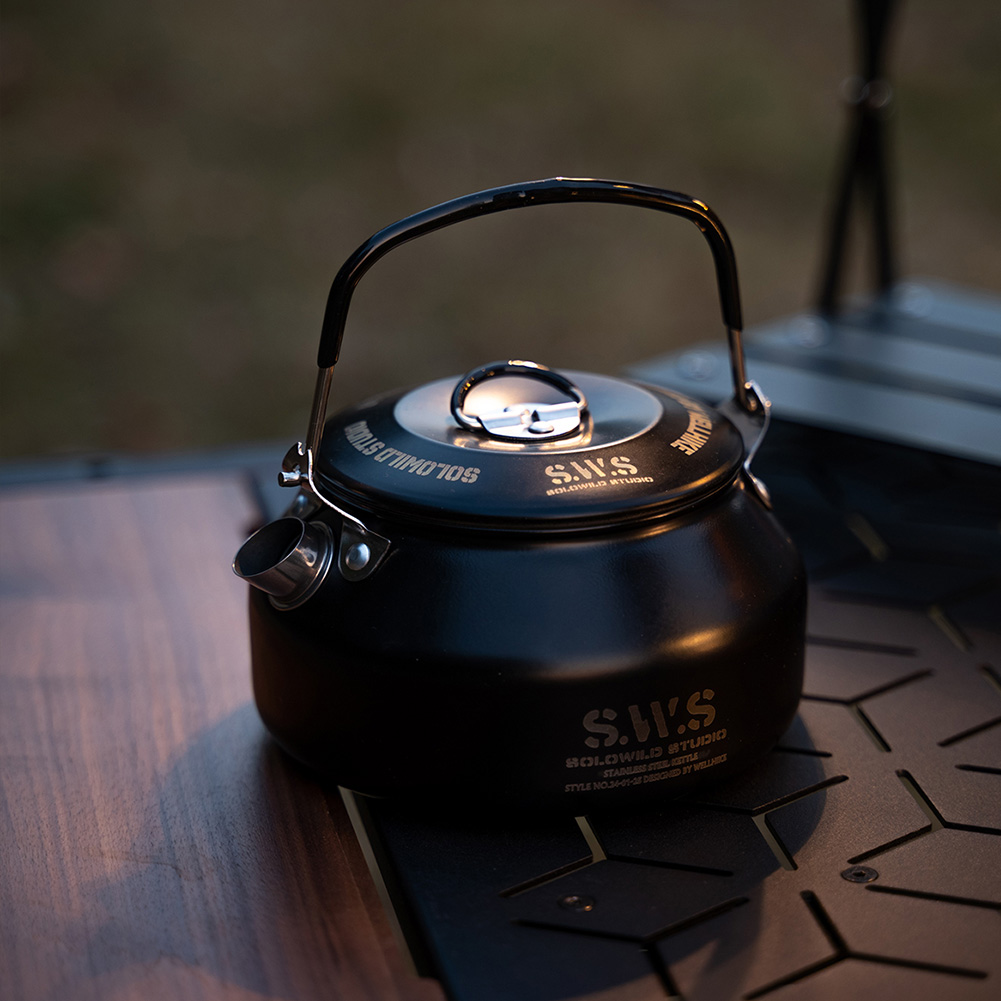 핸들이있는 0.8L 야외 캠핑 주전자 물 주전자 식기  - Camping Cooking Oil 리뷰 및 가격