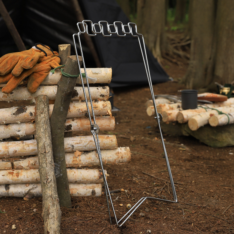 휴대용 접이식 쓰레기 봉투 홀더, 캠핑 바베큐 피크닉  - Camping Cooking Organizer 리뷰 및 가격