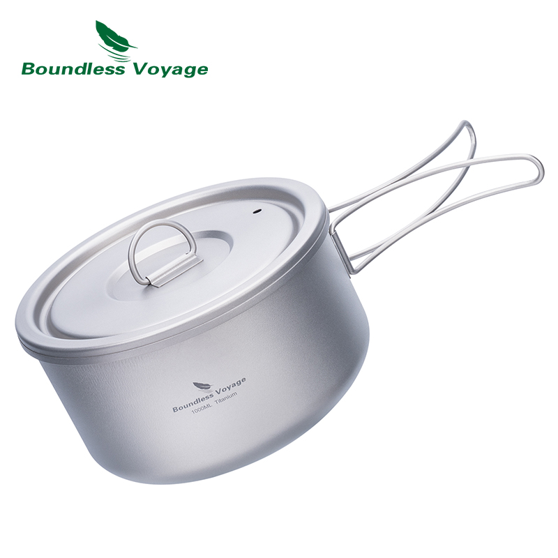 Boundless Voyage 티타늄 캠핑 냄비, 뚜껑 - Camping Cooking Organizer 리뷰 및 가격