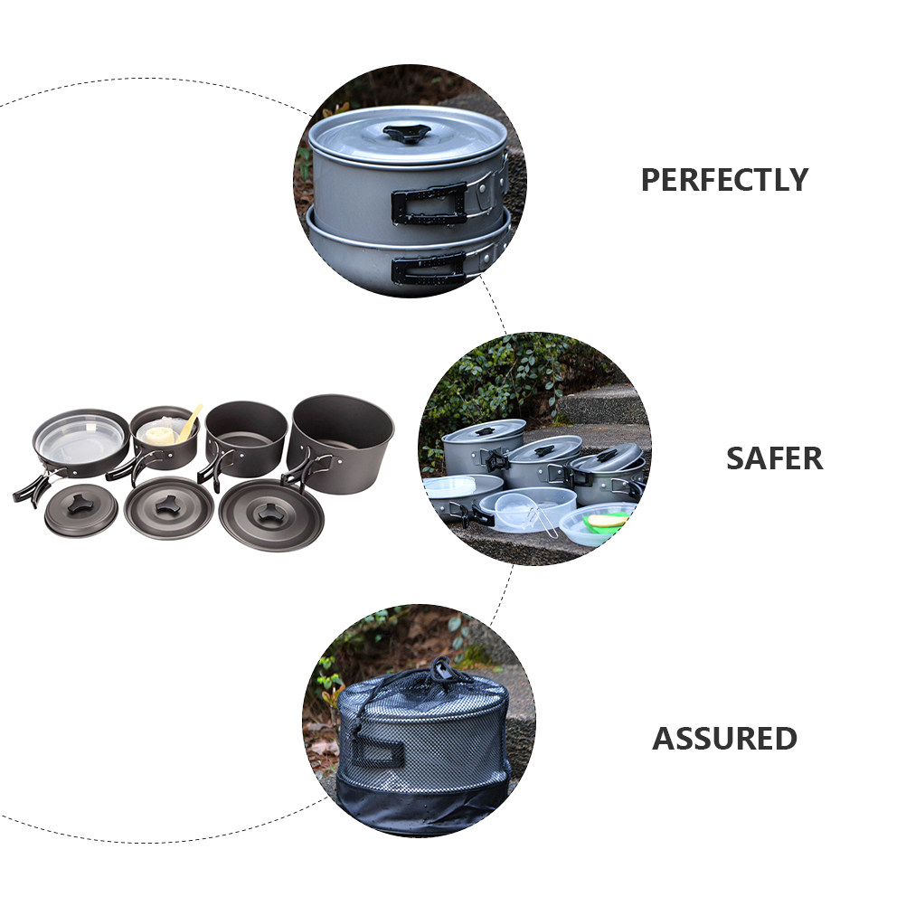 1세트 소형 캠핑 조리기구 세트 하이킹 피크닉 배낭여행 - Camping Cooking Set Compact 리뷰 및 가격