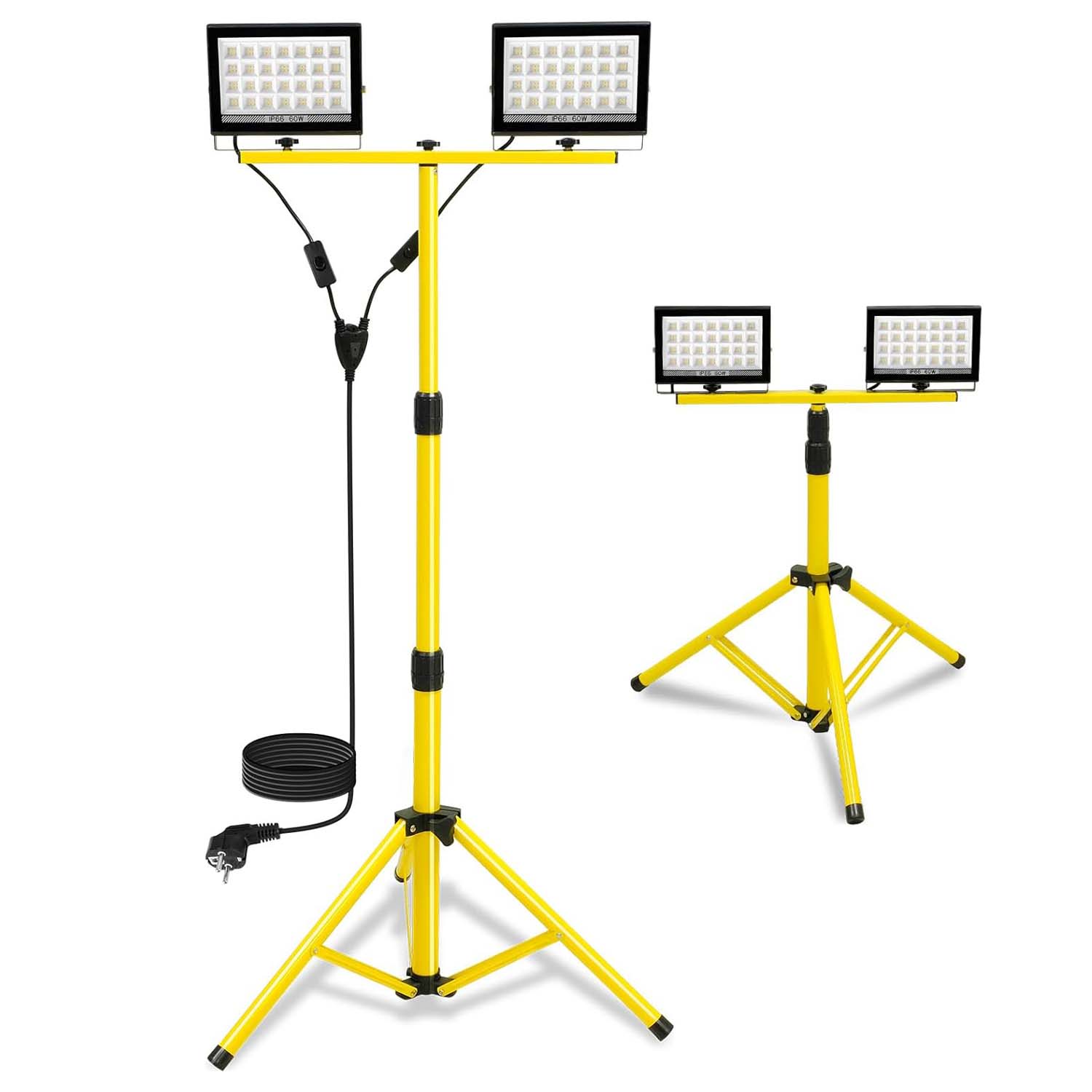 스탠드가 있는 LED 작업등 조절 가능 6000K IP - Camping Cooking Tripod 리뷰 및 가격