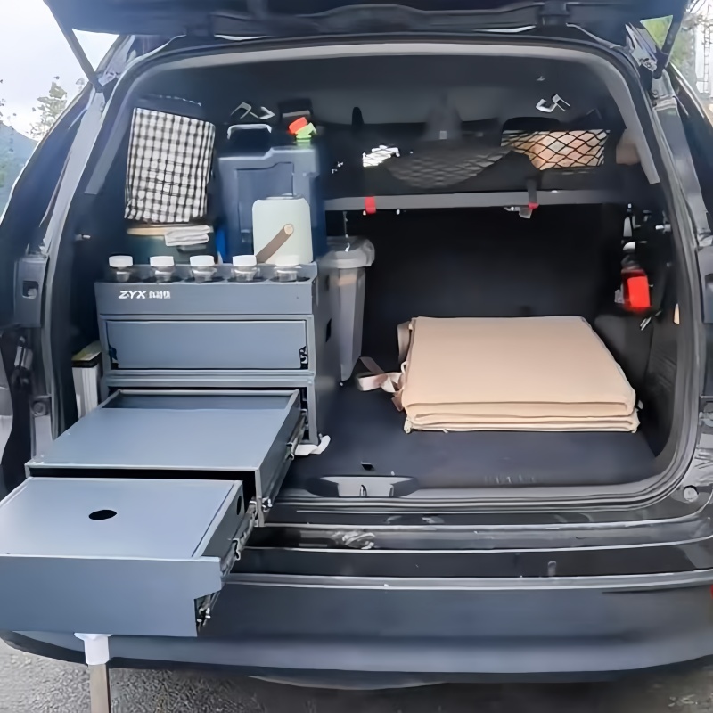 캠핑 주방 수납 박스 오버랜드 슬라이드 아웃 키친 박스 - Camping Cooking Organizer 리뷰 및 가격