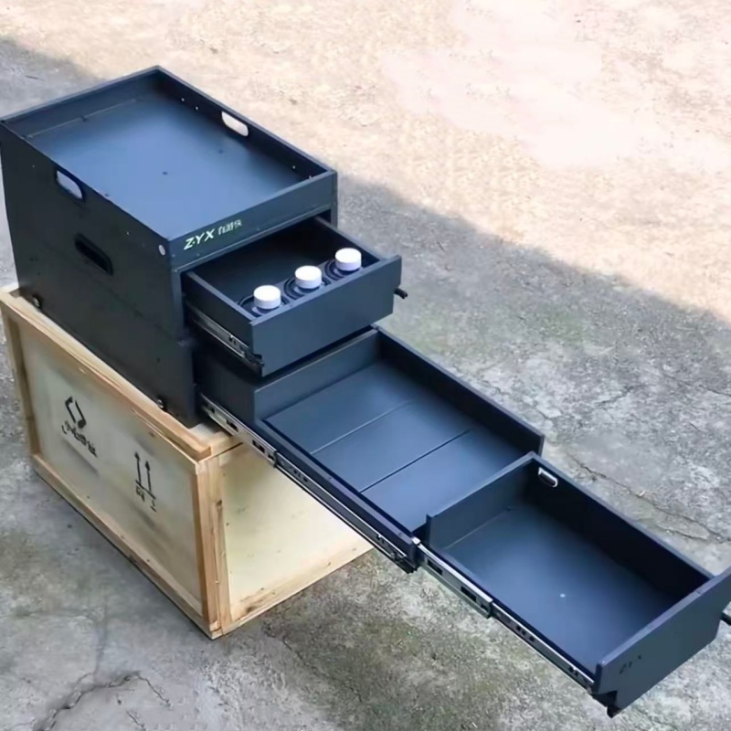 캠핑 주방 수납 박스 오버랜드 슬라이드 아웃 키친 박스 - Camping Cooking Organizer 리뷰 및 가격