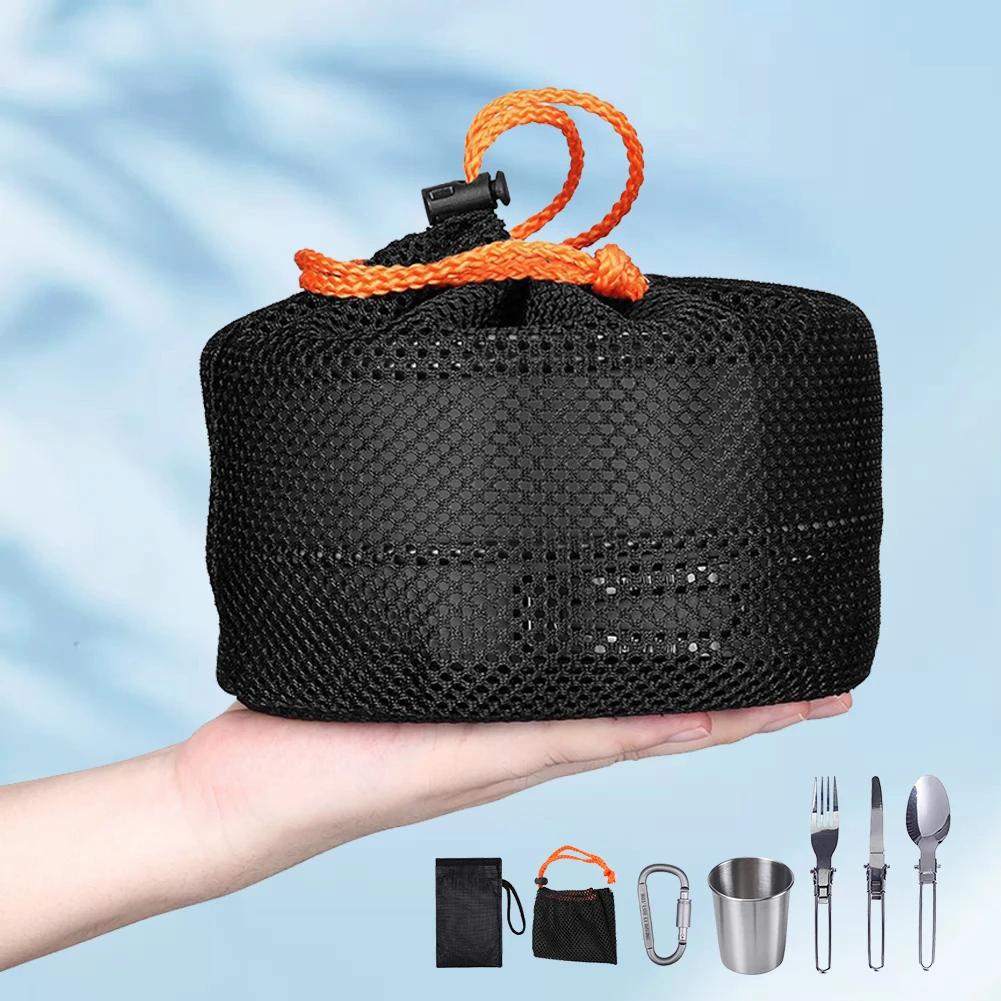 캠핑 조리기구 세트 주전자 냄비 프라이팬 휴대용 접이식 - Camping Cooking Set Compact 리뷰 및 가격