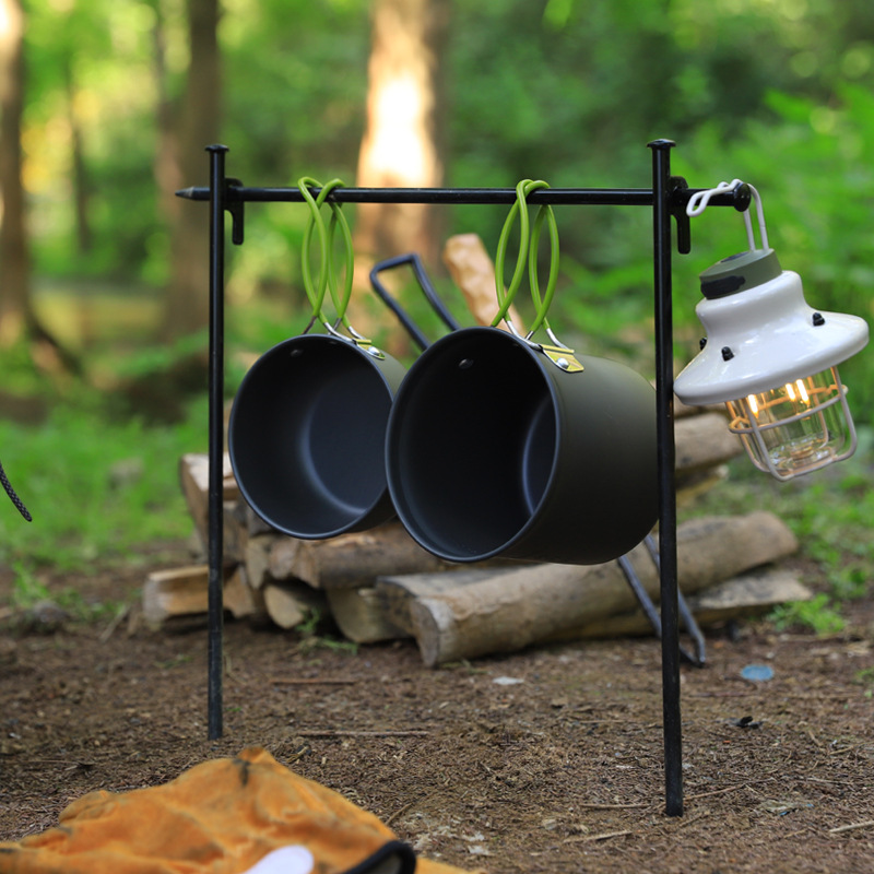 캠핑 조리기구 세트, 초경량 논스틱 팬, 휴대용 컴팩트 - Camping Cooking Set Compact 리뷰 및 가격