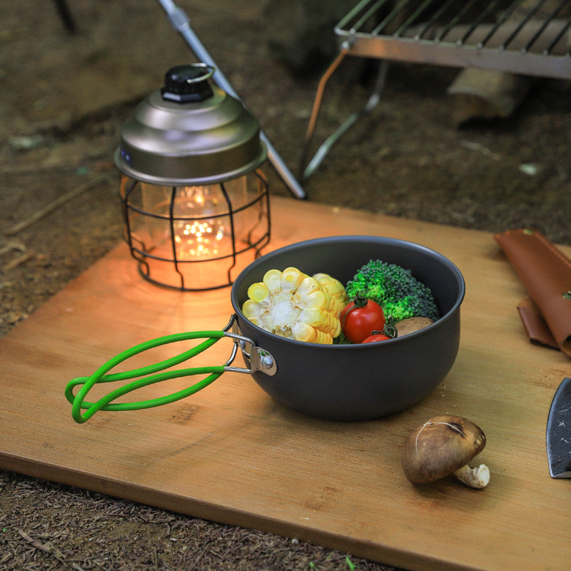 캠핑 조리기구 세트, 초경량 논스틱 팬, 휴대용 컴팩트 - Camping Cooking Set Compact 리뷰 및 가격