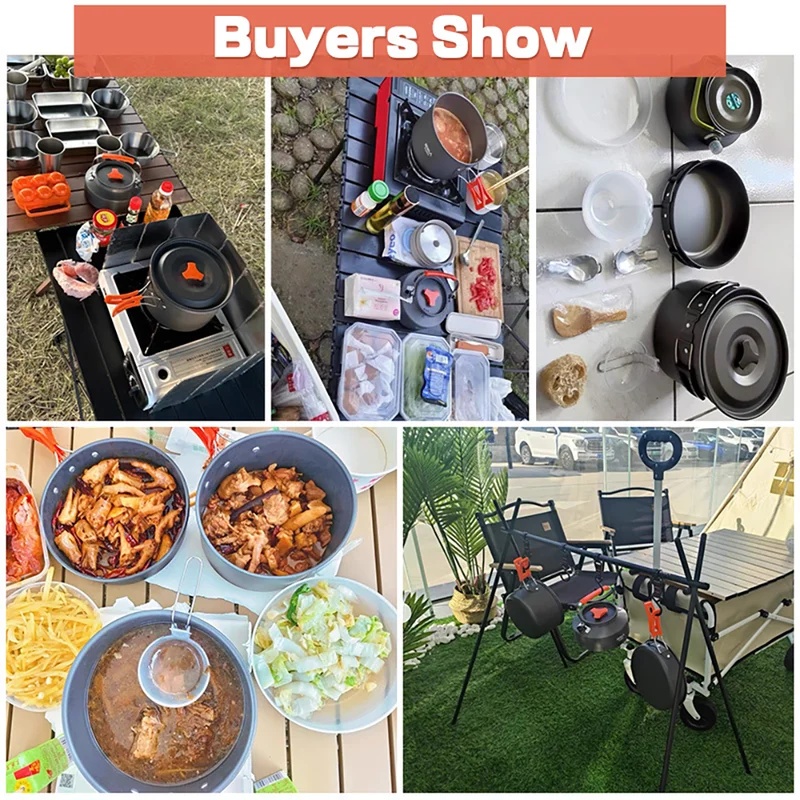 캠핑 요리 세트 캠핑 조리기구 여행용 식기 야외 피크닉 - Camping Cooking Organizer 리뷰 및 가격
